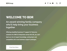 Tablet Screenshot of bdrgroup.co.uk